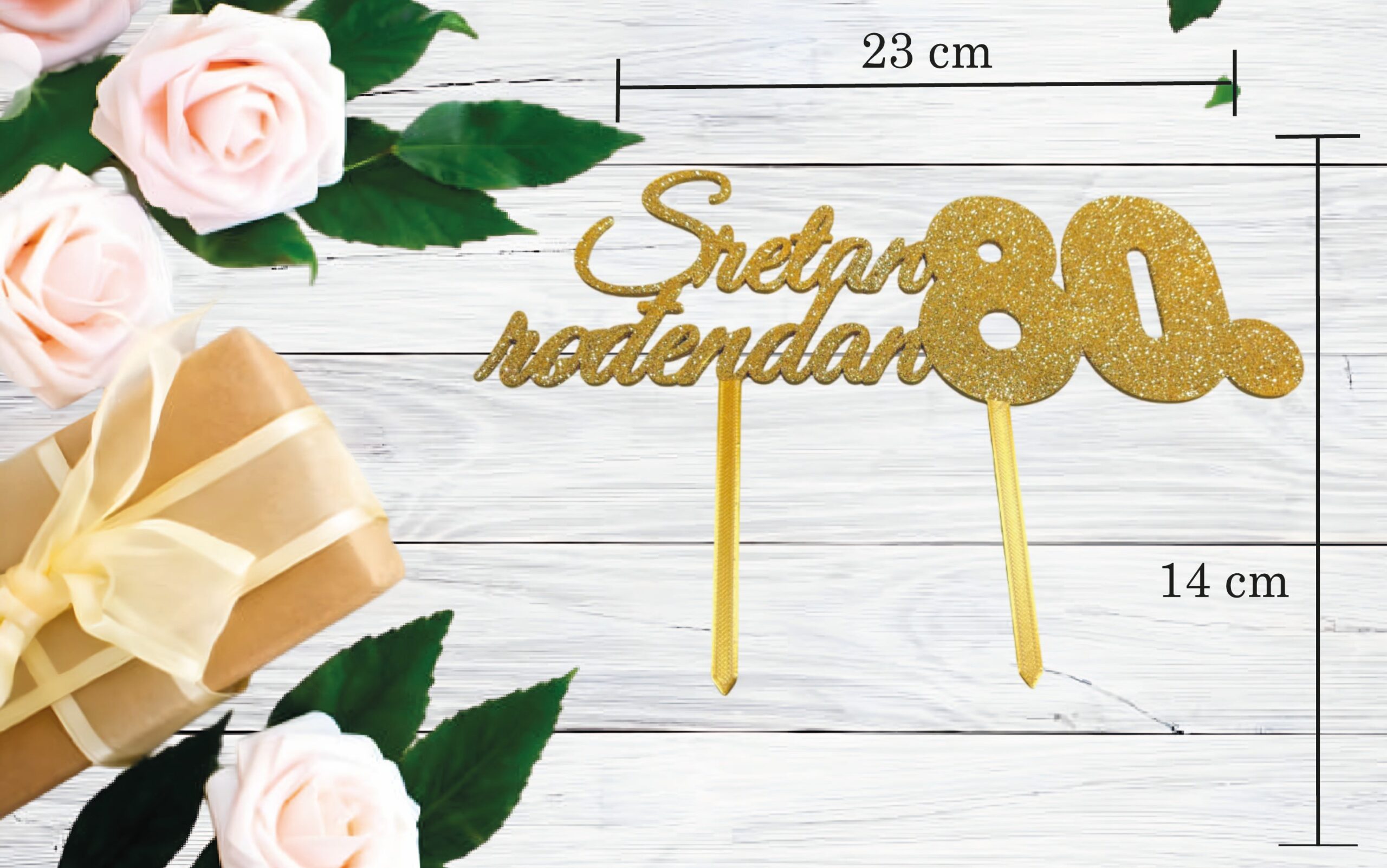 PERSONALIZIRANI TOPER SRETAN ROĐENDAN BROJ #3 - Slika 2