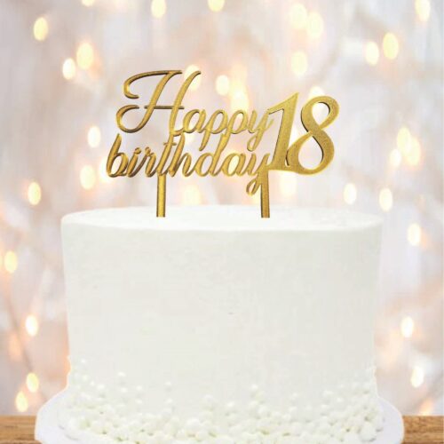 PERSONALIZIRANI TOPER HAPPY BROJ BIRTHDAY #1