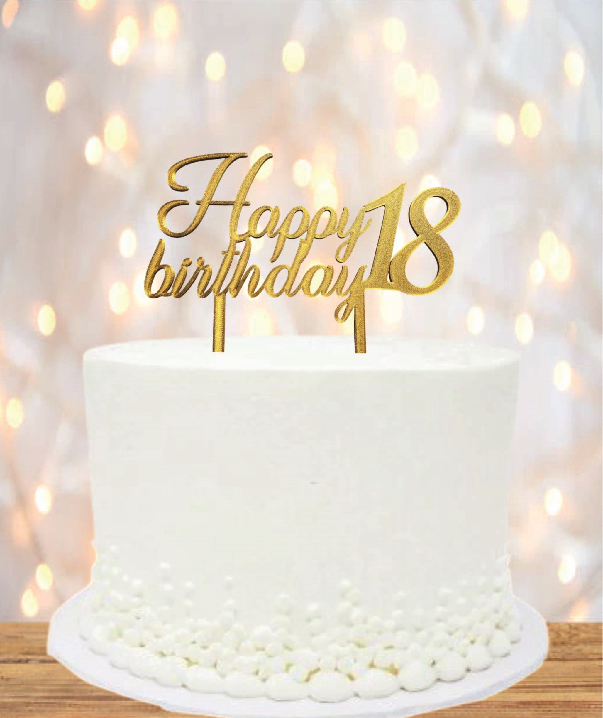 PERSONALIZIRANI TOPER HAPPY BROJ BIRTHDAY #1