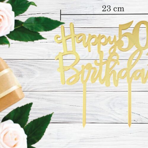 PERSONALIZIRANI TOPER HAPPY BROJ BIRTHDAY #2