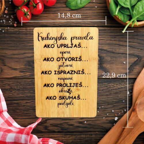 PERSONALIZIRANA GRAVURA NA DRVENU DASKU #4