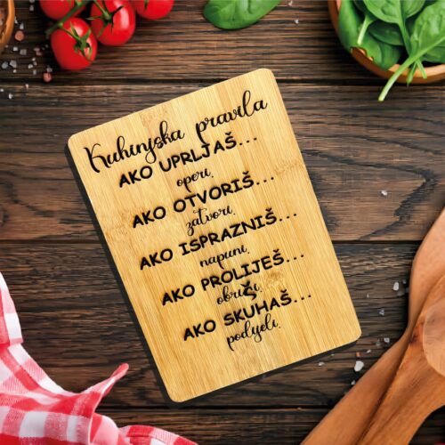 PERSONALIZIRANA GRAVURA NA DRVENU DASKU #4