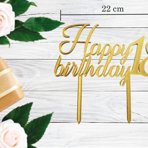 PERSONALIZIRANI TOPER HAPPY BROJ BIRTHDAY #1