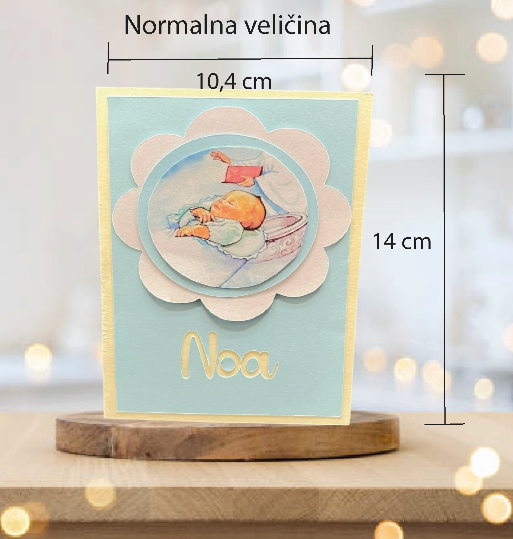 PERSONALIZIRANA ČESTITKA ZA KRŠTENJE #1 - Slika 3