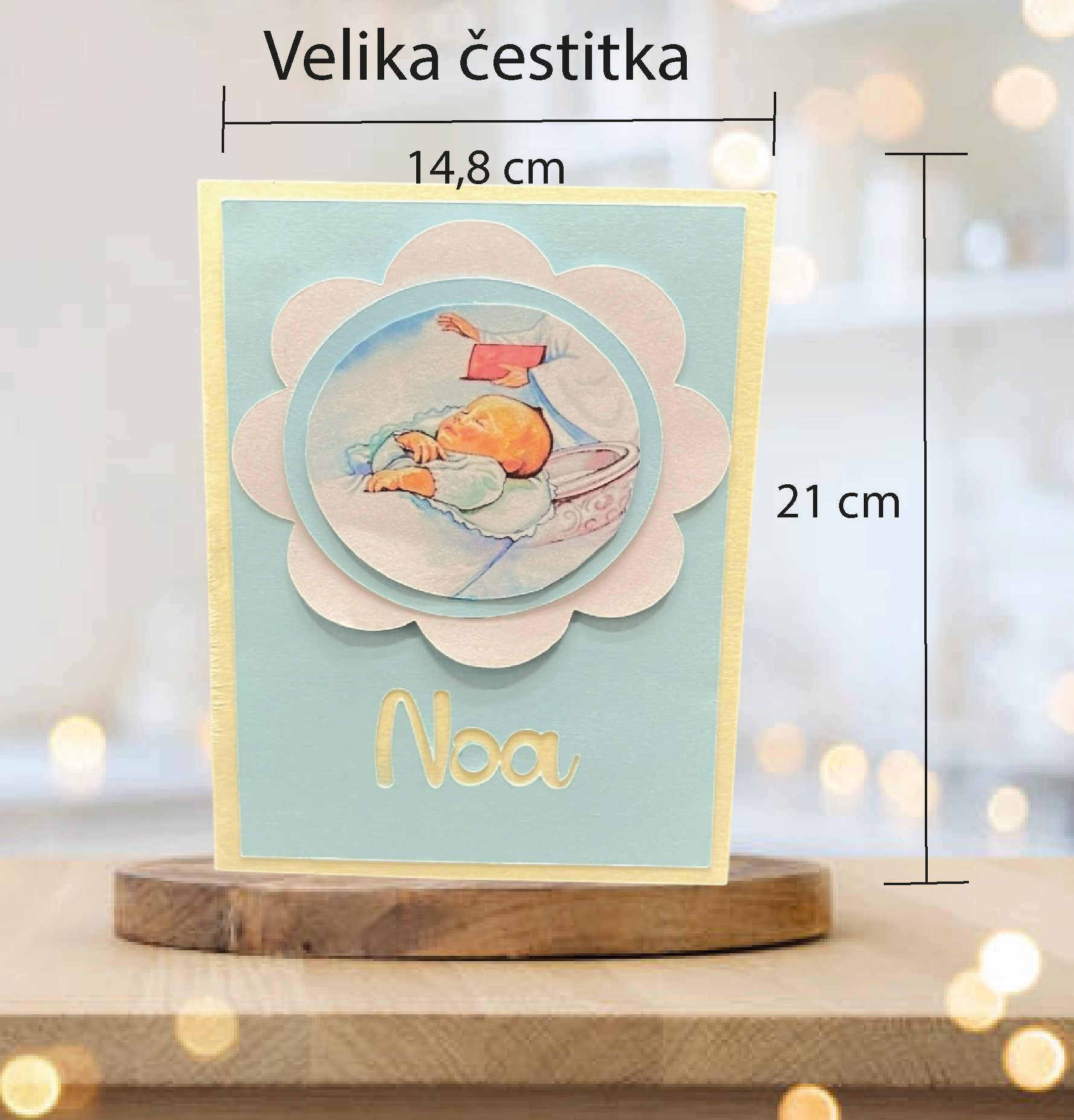 PERSONALIZIRANA ČESTITKA ZA KRŠTENJE #1 - Slika 4