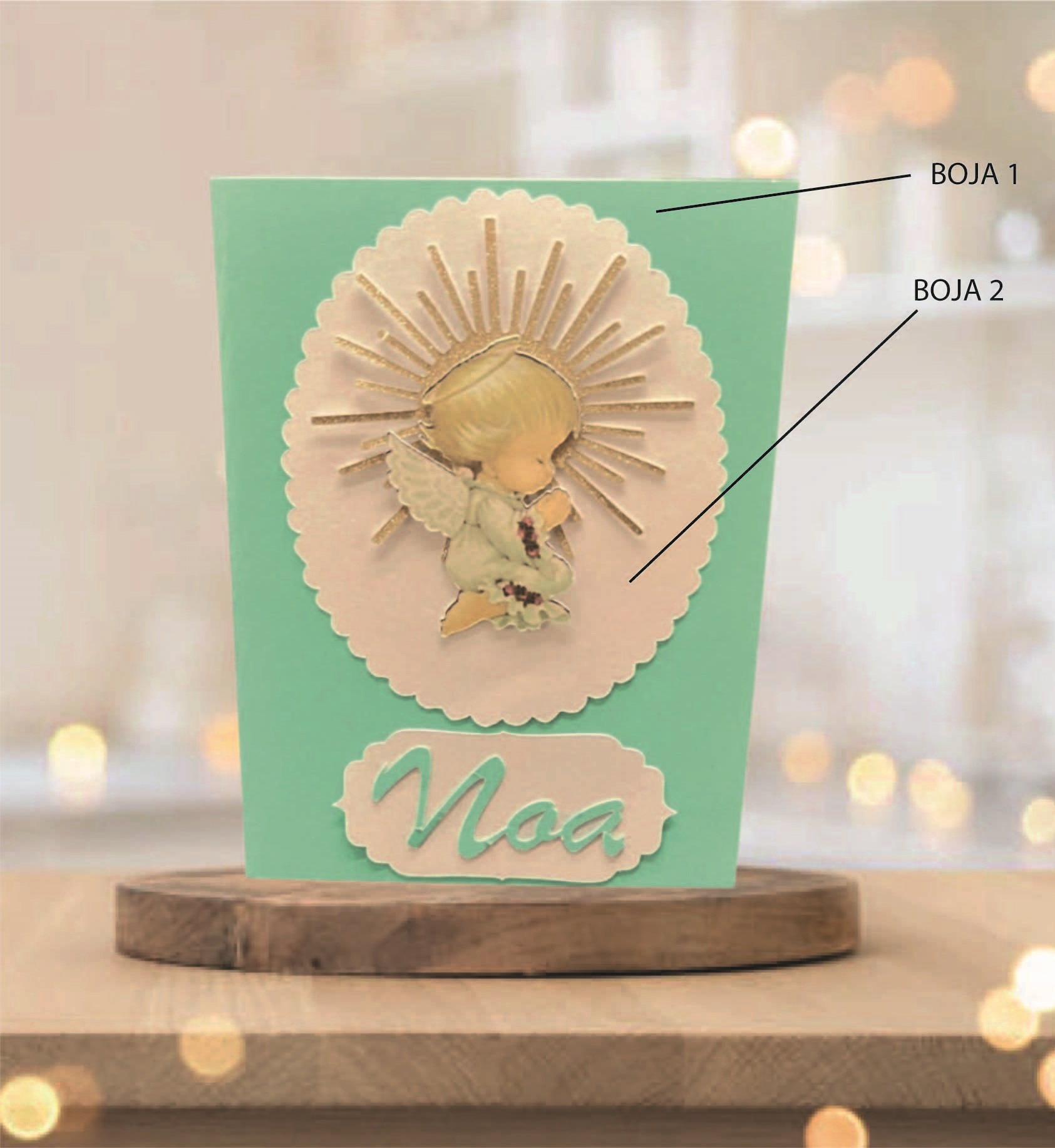 PERSONALIZIRANA ČESTITKA ZA KRŠTENJE #2 - Slika 2