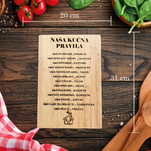 PERSONALIZIRANA GRAVURA NA DRVENU DASKU #3