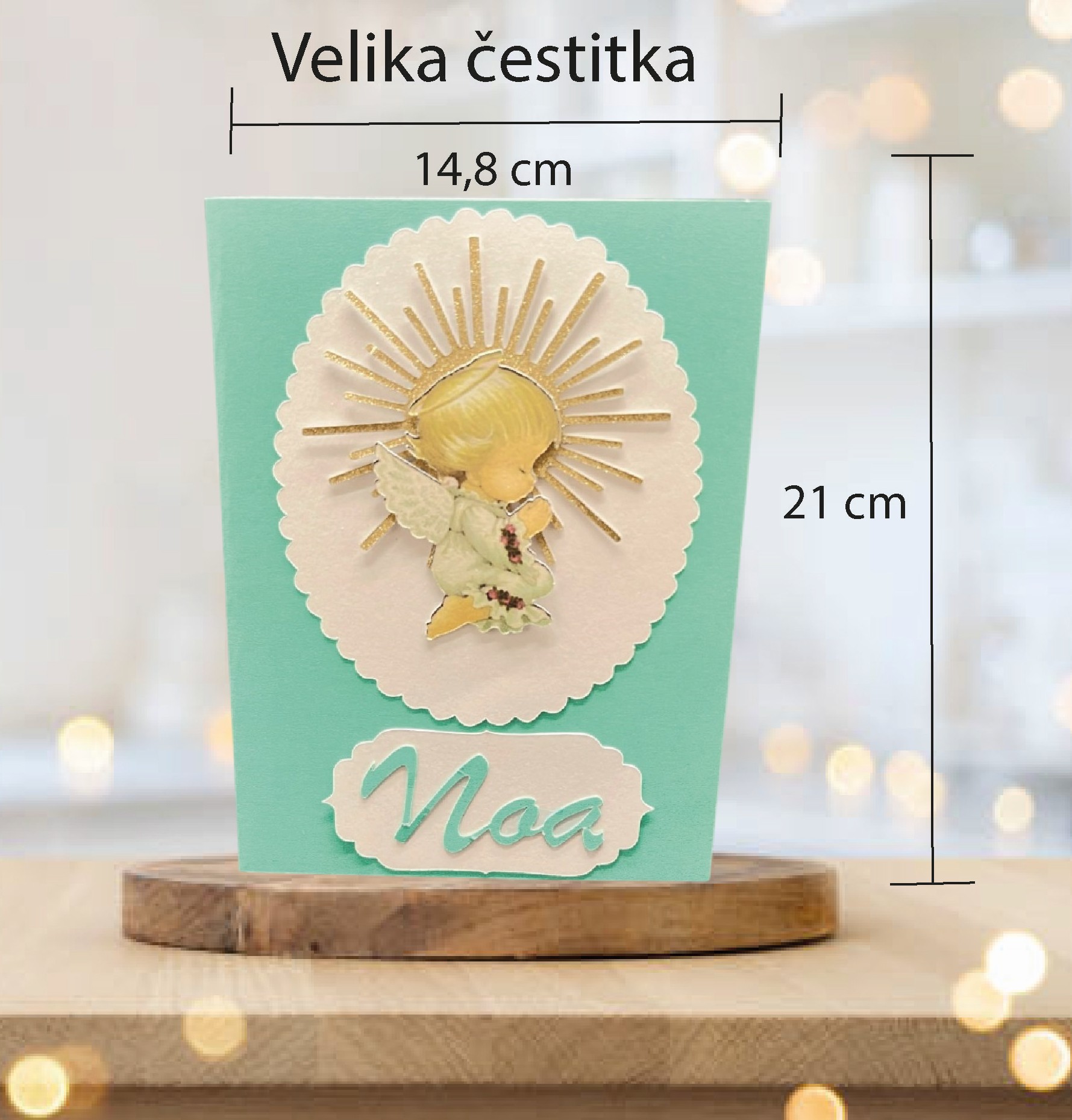 PERSONALIZIRANA ČESTITKA ZA KRŠTENJE #2 - Slika 5