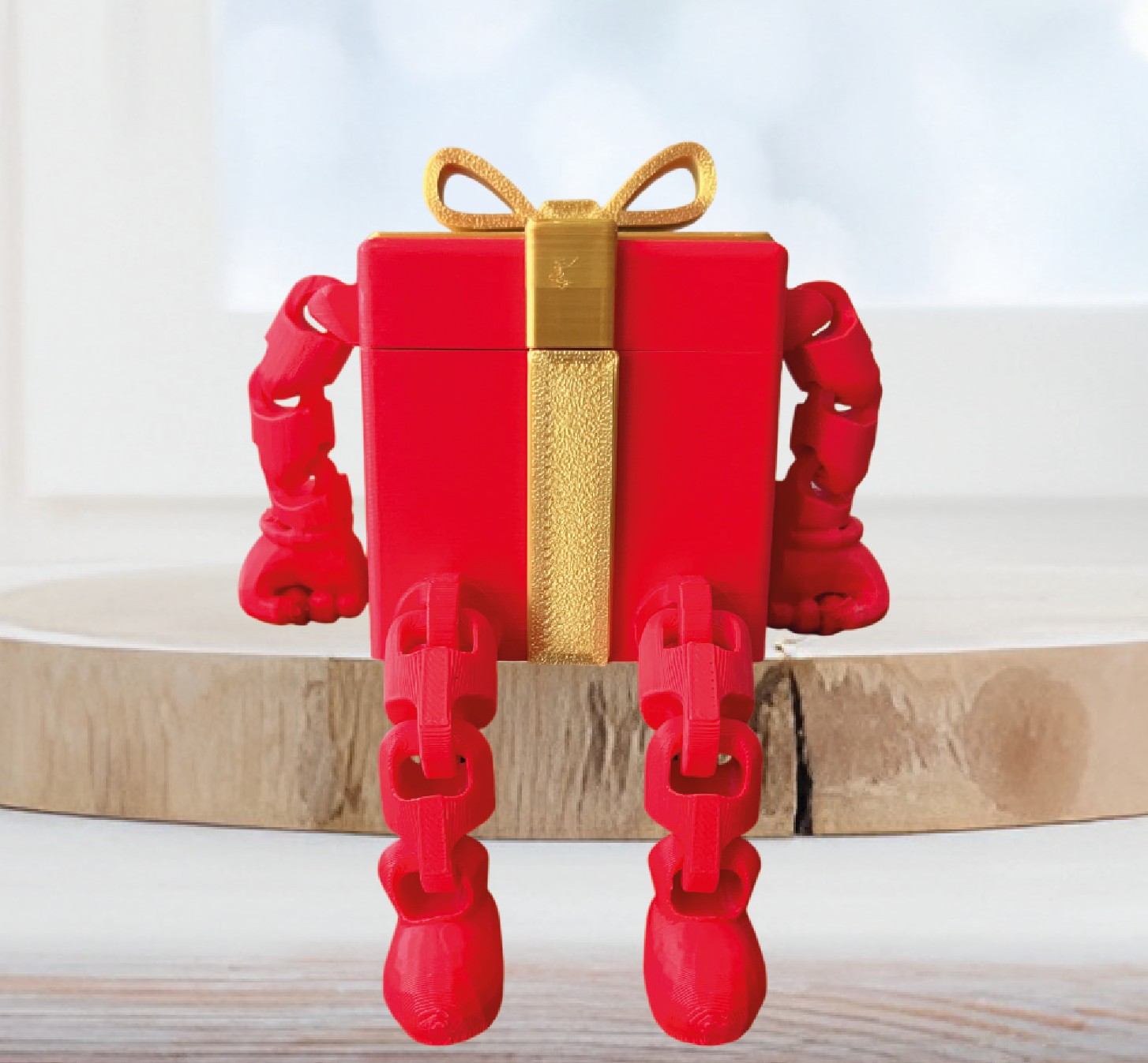 POKLON KUTIJICA SA POMIČNIM NOGICAMA I RUČICAMA