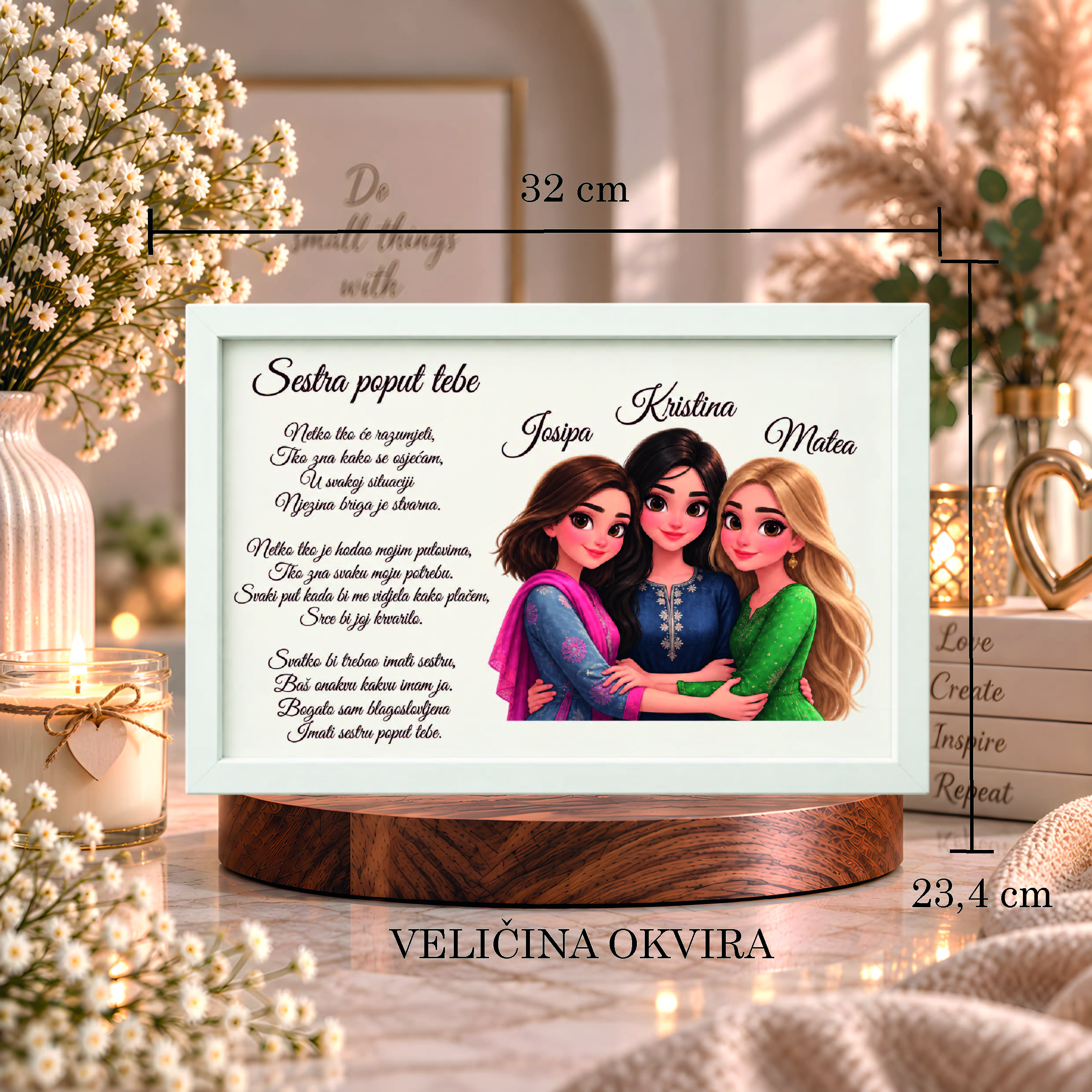 PERSONALIZIRANA SLIKA ZA SESTRU #2 - Slika 2