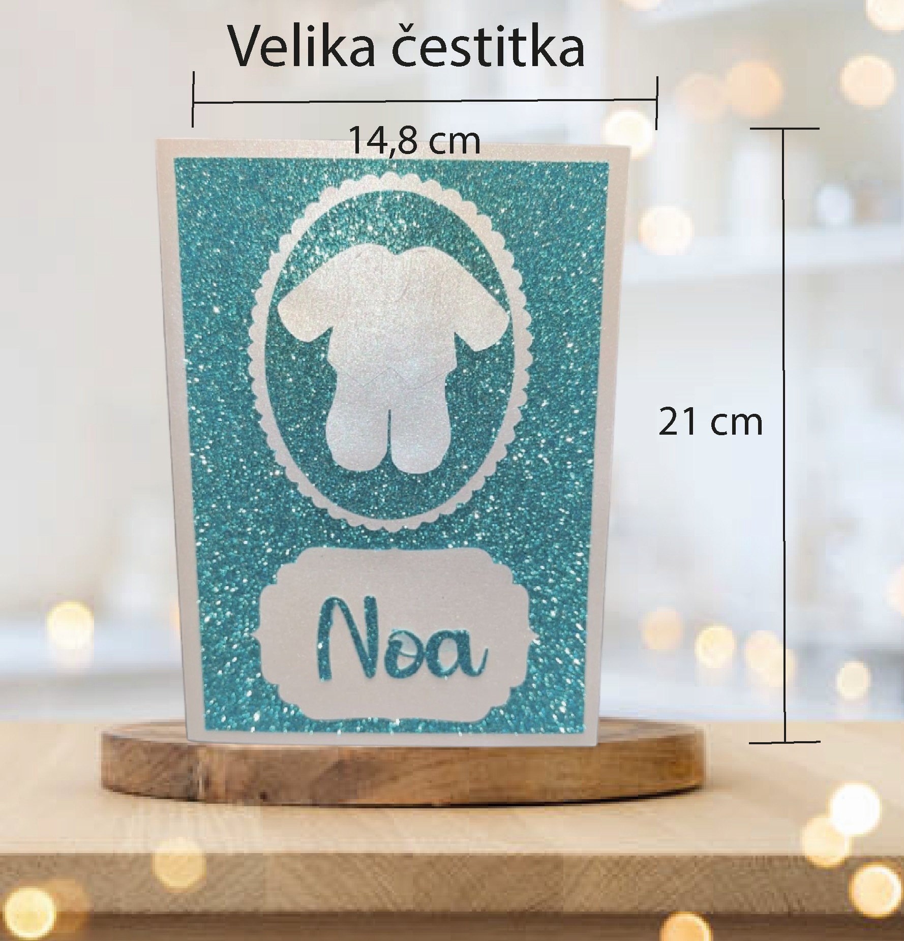 PERSONALIZIRANA ČESTITKA ZA KRŠTENJE #4 - Slika 4