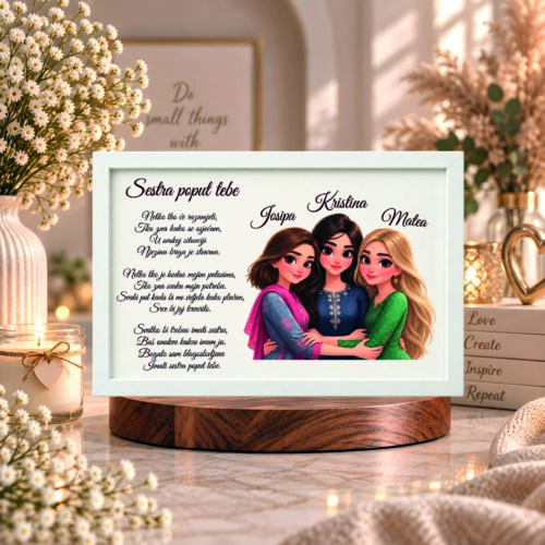 PERSONALIZIRANA SLIKA ZA SESTRU #2