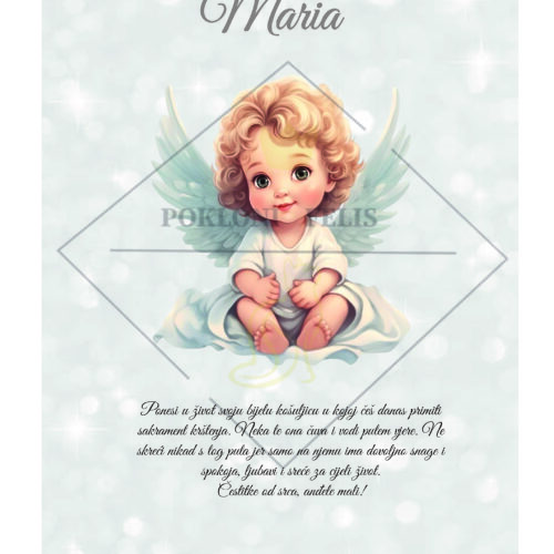 PERSONALIZIRANA SLIKA ZA KRŠTENJE #1