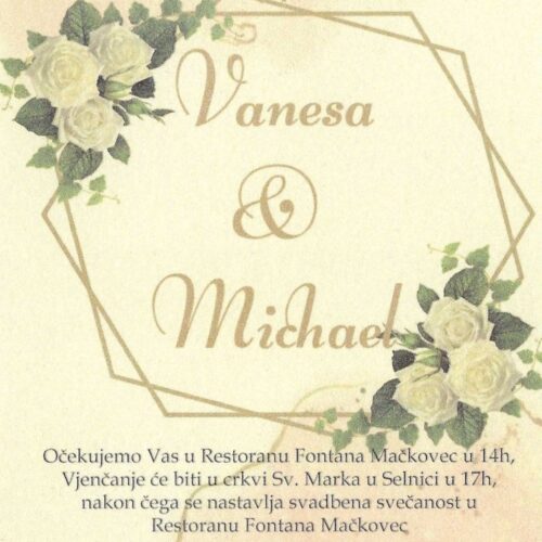 PERSONALIZIRANE POZIVNJCE ZA VJENČANJE