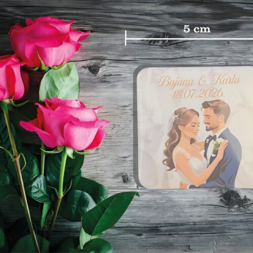 MAGNETIĆI KAO ZAHVALNICE ZA VJENČANJE #9