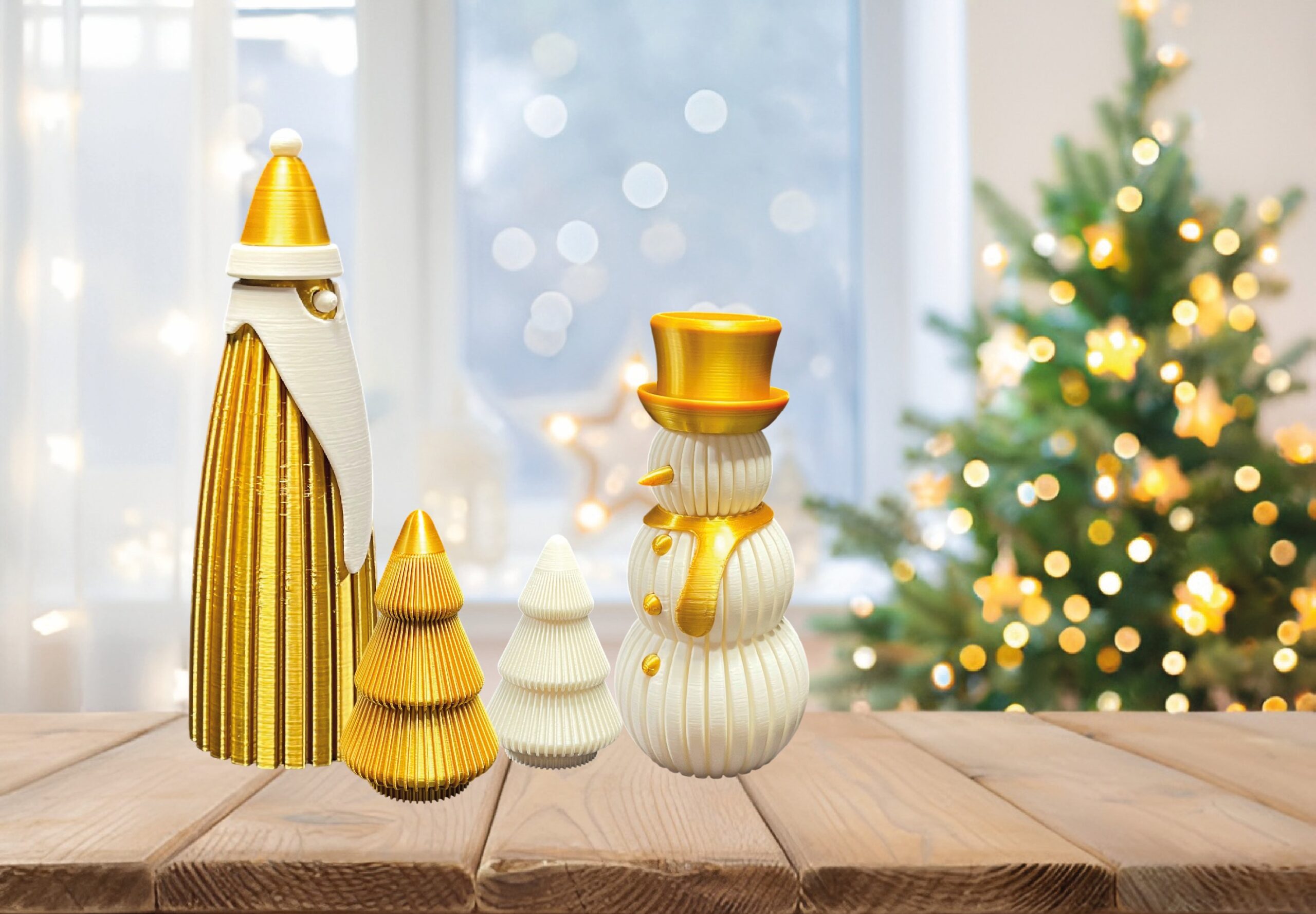 ELEGANTNI BOŽIĆNI DEKORATIVNI SET - Slika 6