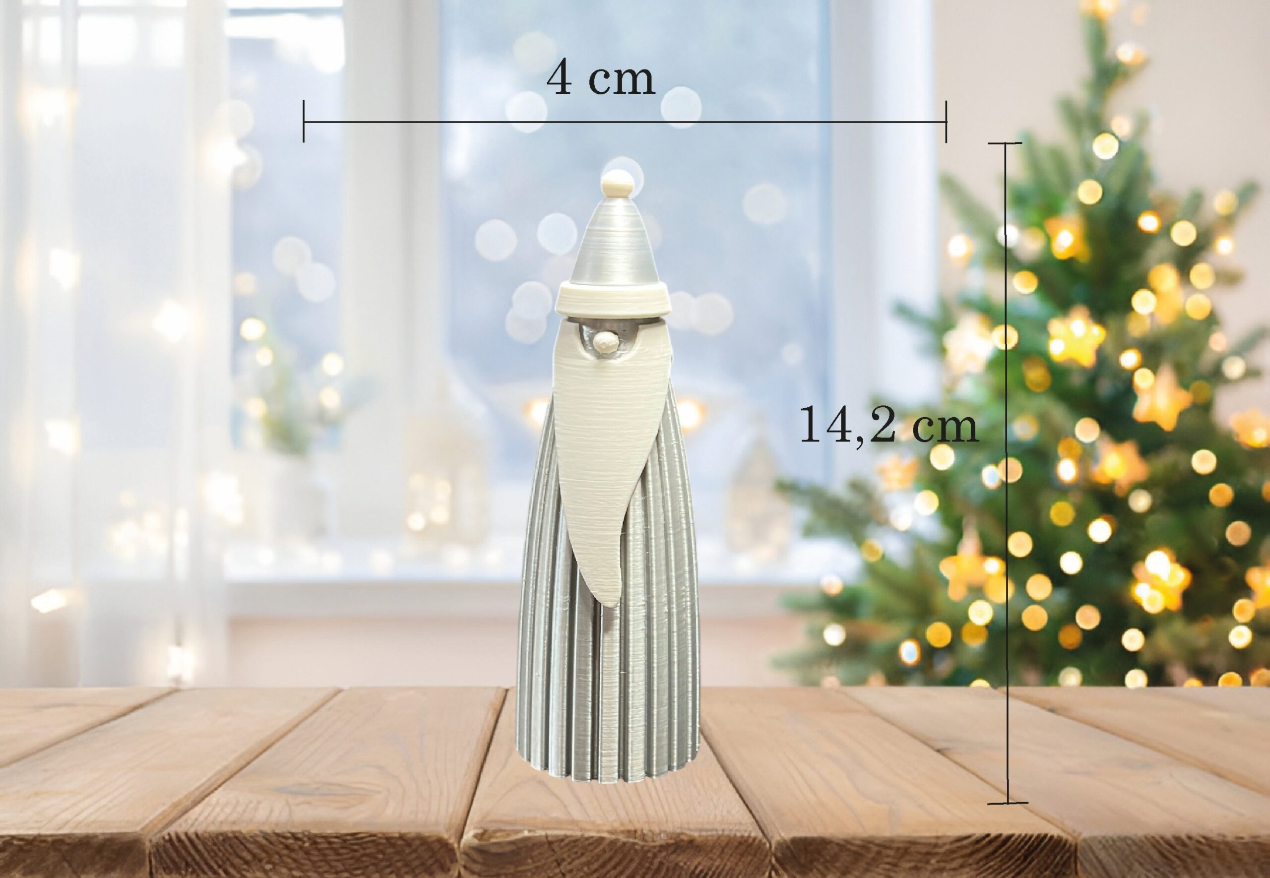 ELEGANTNI BOŽIĆNI DEKORATIVNI SET - Slika 2