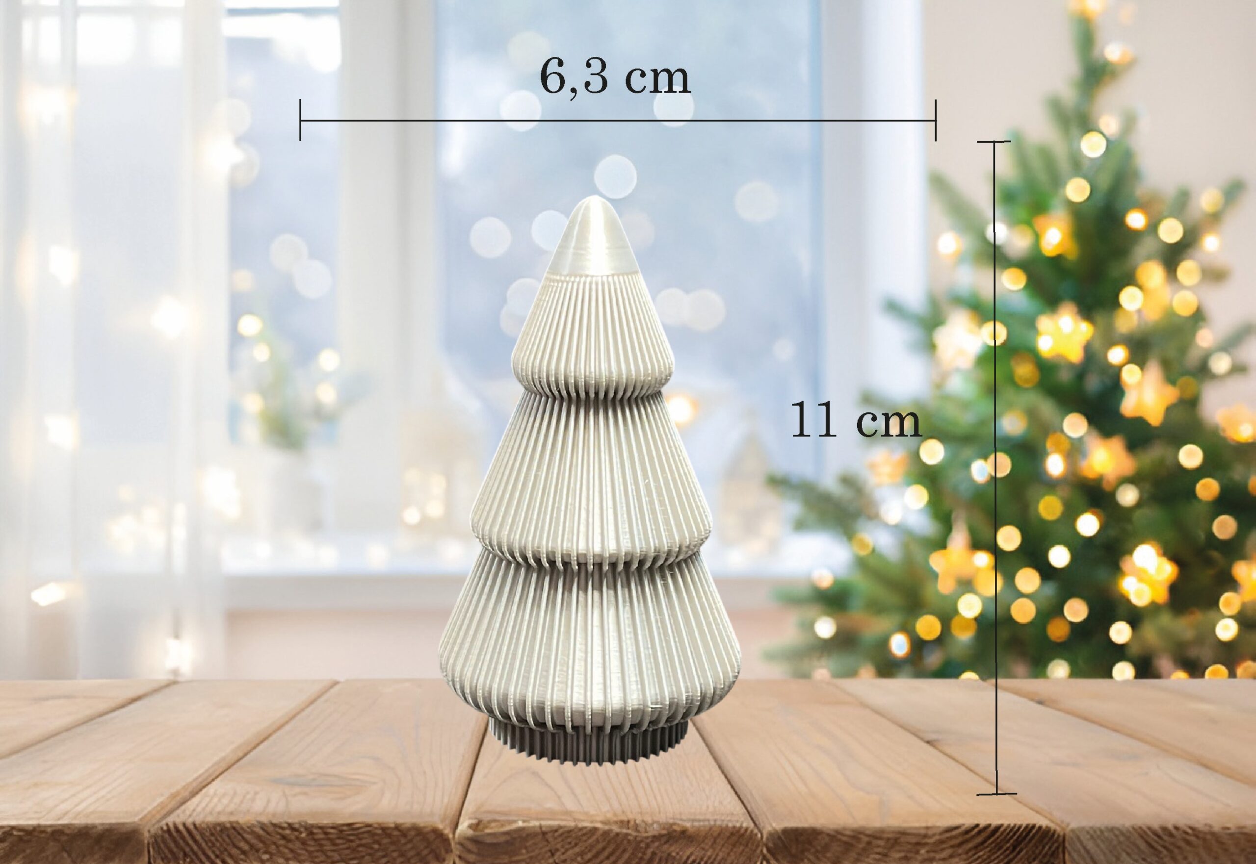 ELEGANTNI BOŽIĆNI DEKORATIVNI SET - Slika 3