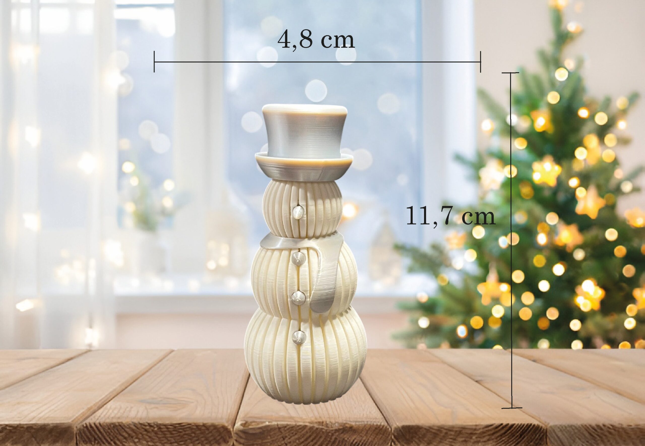 ELEGANTNI BOŽIĆNI DEKORATIVNI SET - Slika 4