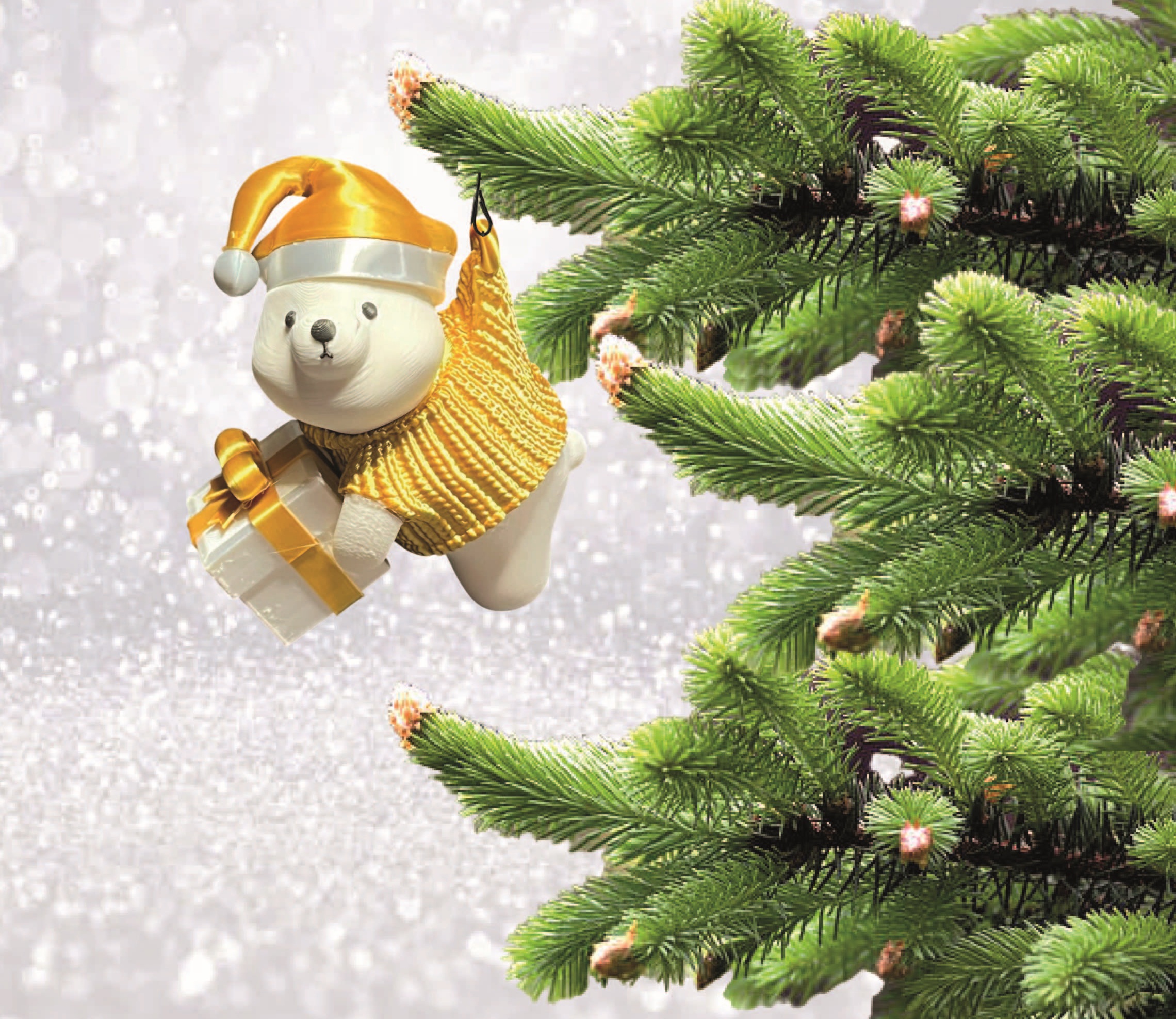 UKRAS ZA BOR - VISEĆI MEDO SA POKLONOM