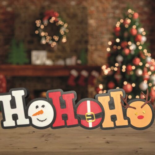 SAMOSTOJEĆI NATPIS HO HO HO