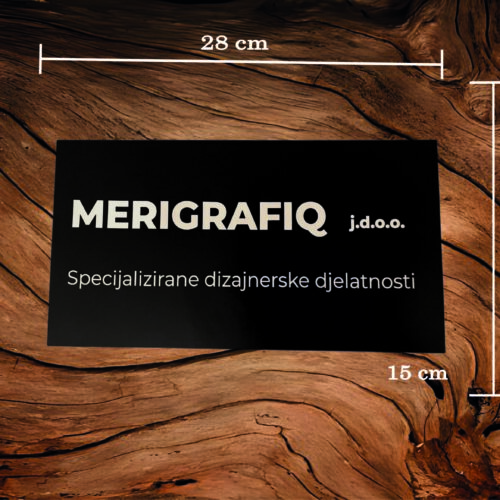 PERSONALIZIRANA PLOČICA SA PODACIMA PO ŽELJI