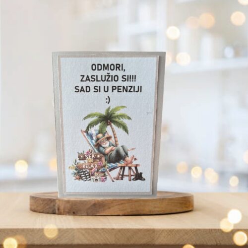 ČESTITKA ZA ODLAZAK U MIROVINU