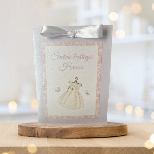 PERSONALIZIRANA ČESTITKA ZA KRŠTENJE