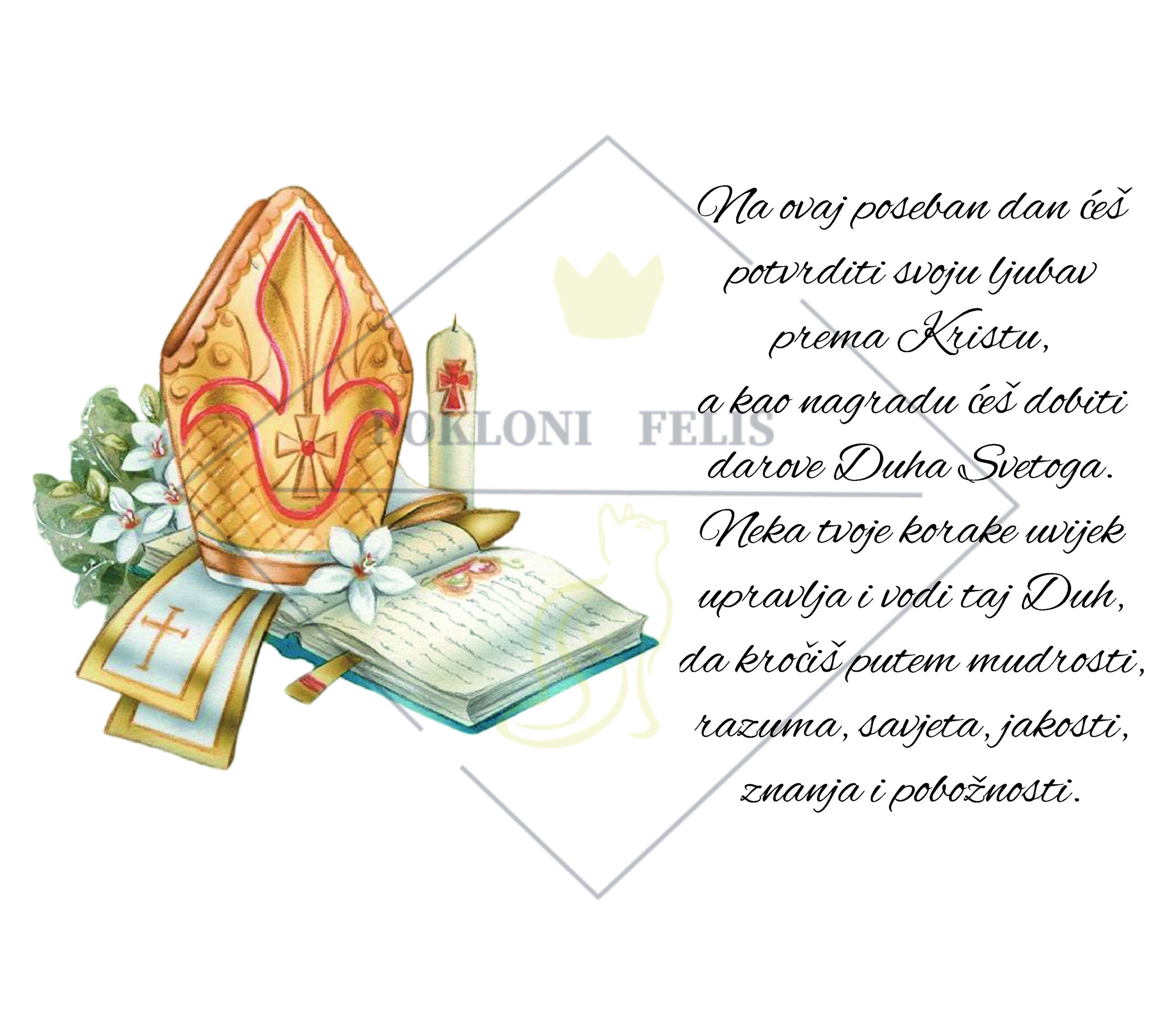 PERSONALIZIRANA SLIKA ZA KRIZMU - Slika 2