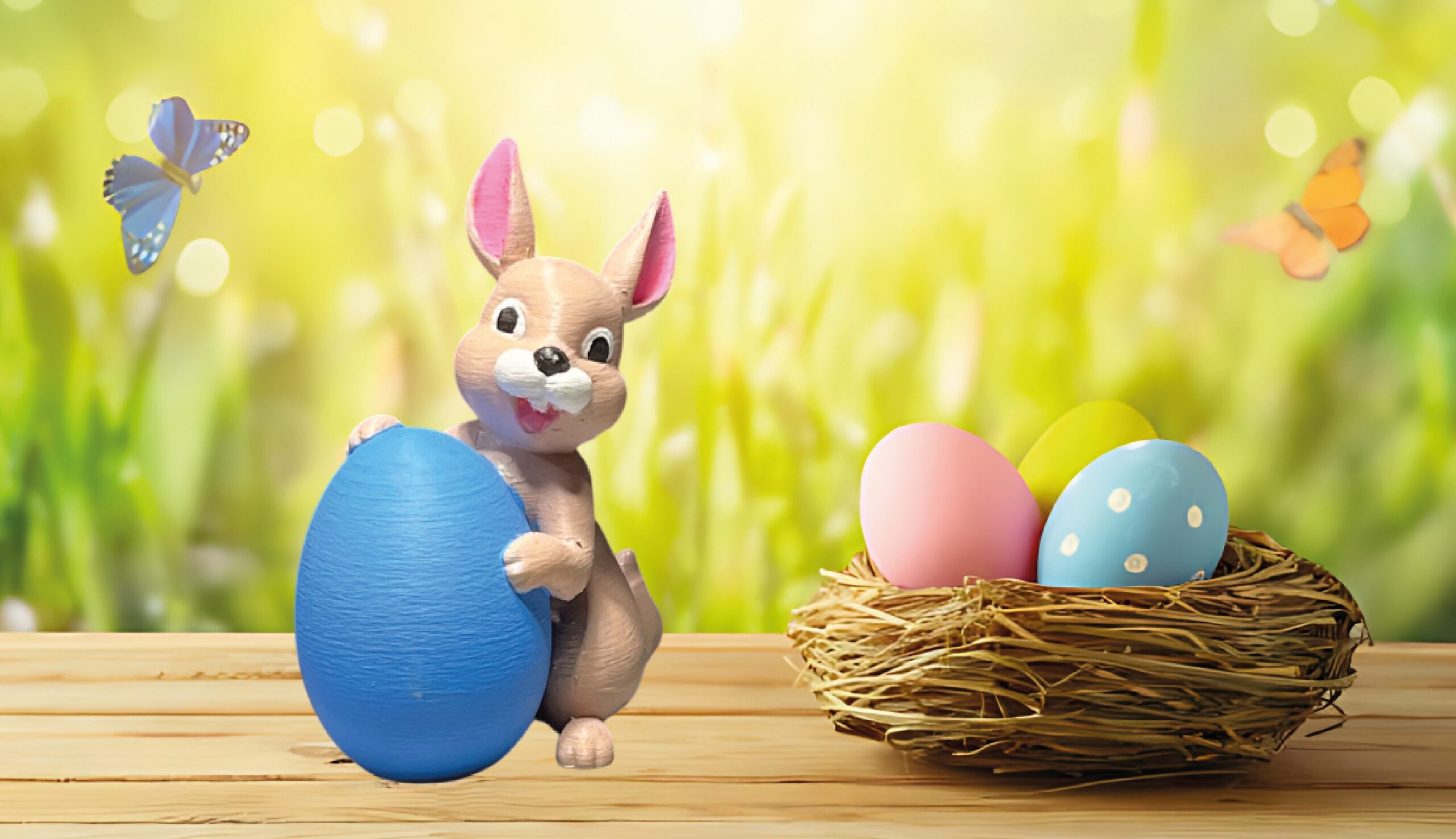 USKRSNA DEKORACIJA ZEČIĆ SA JAJOM - Slika 3