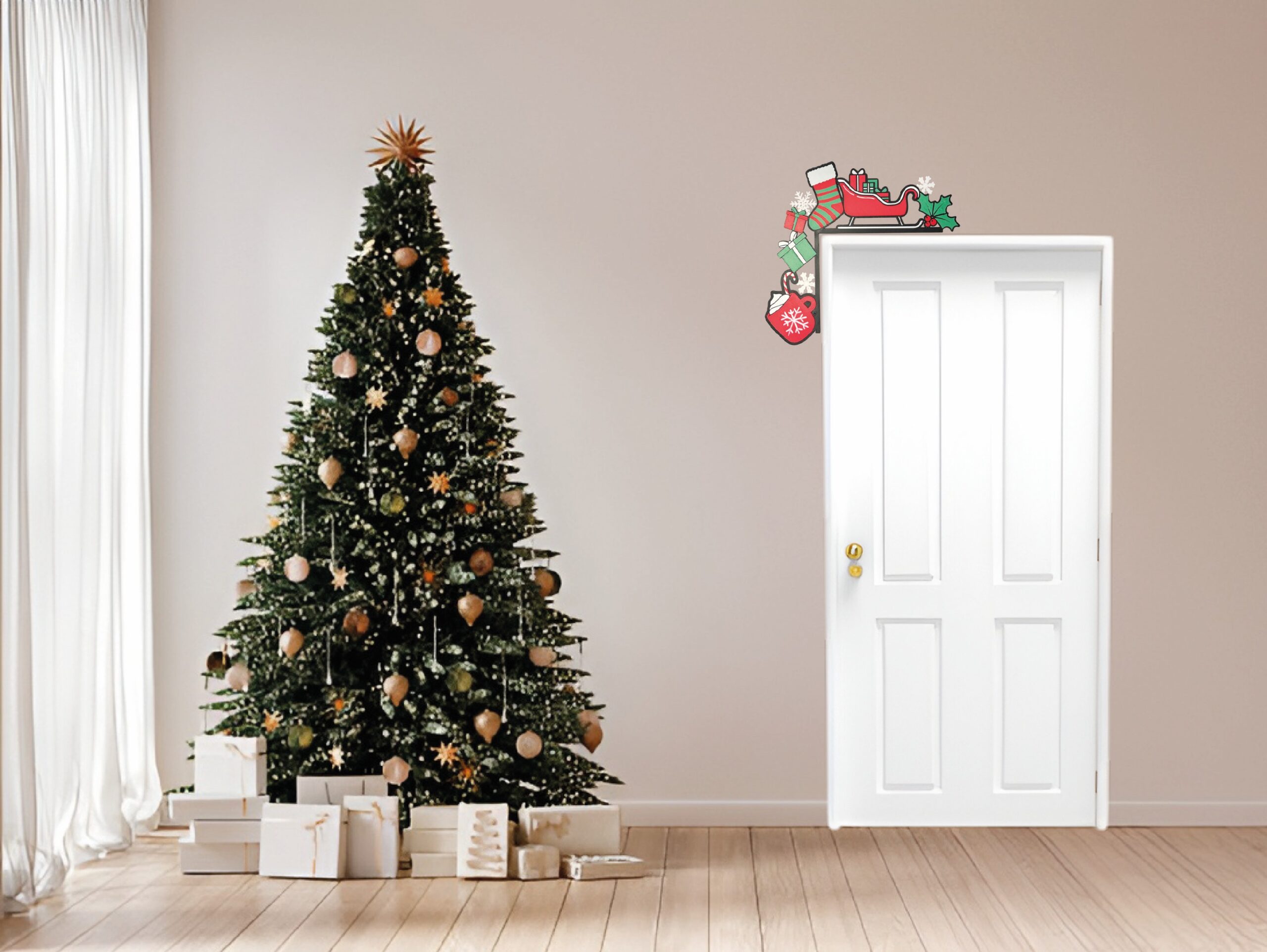 BOŽIĆNA DEKORACIJA ZA VRATA #5