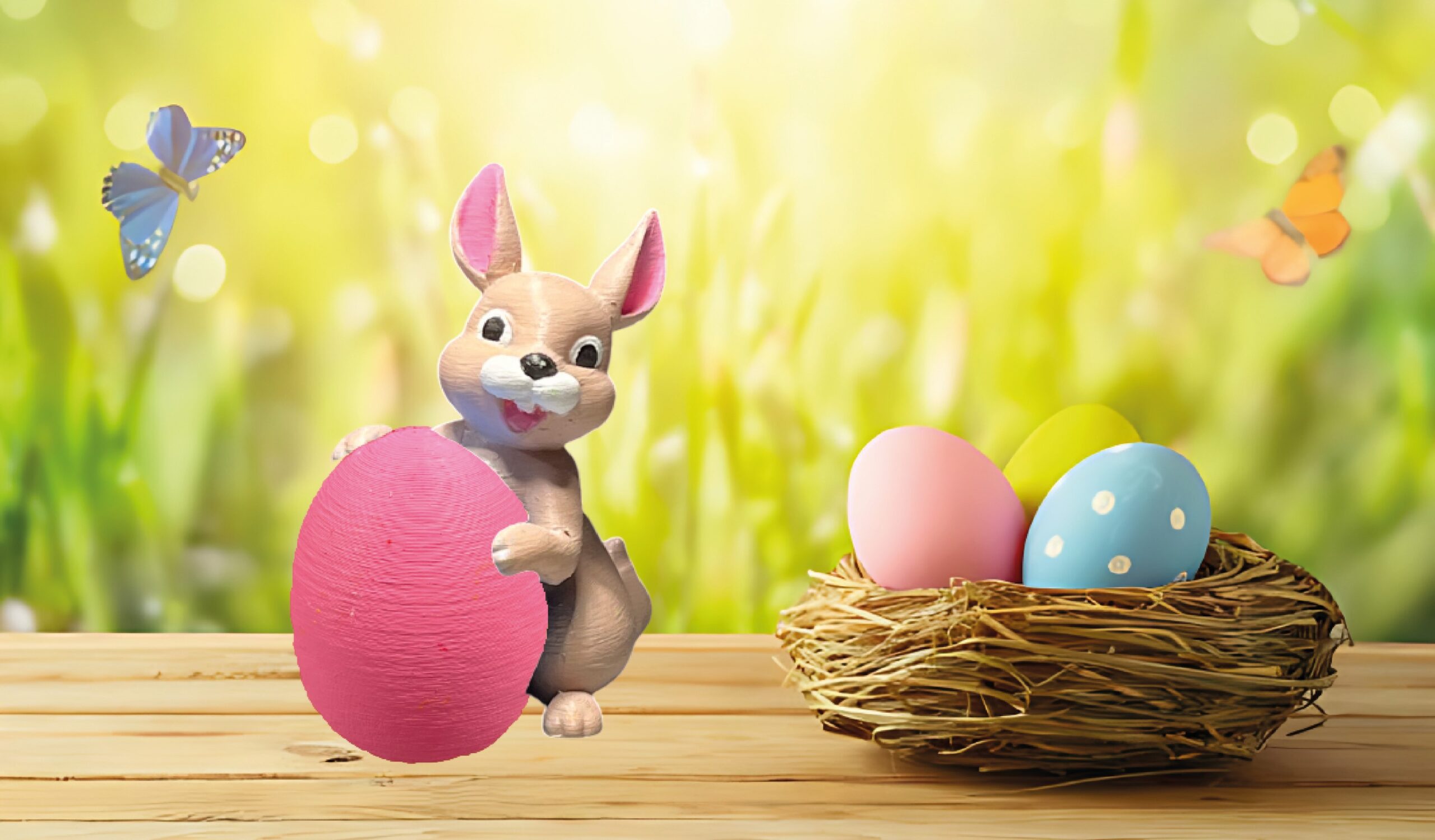 USKRSNA DEKORACIJA ZEČIĆ SA JAJOM - Slika 4