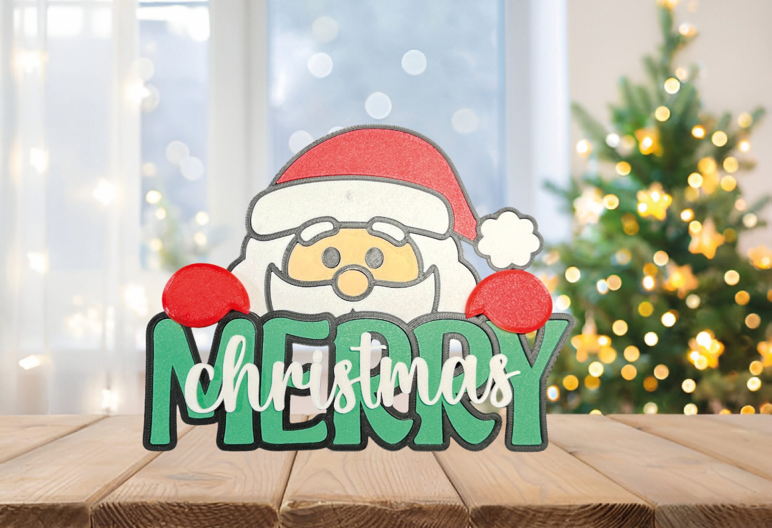 SAMOSTOJEĆI DEKORATIVNI NATPIS MERRY CHRISTMAS