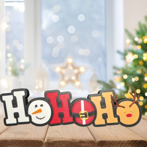 SAMOSTOJEĆI DEKORATIVNI NATPIS HO HO HO