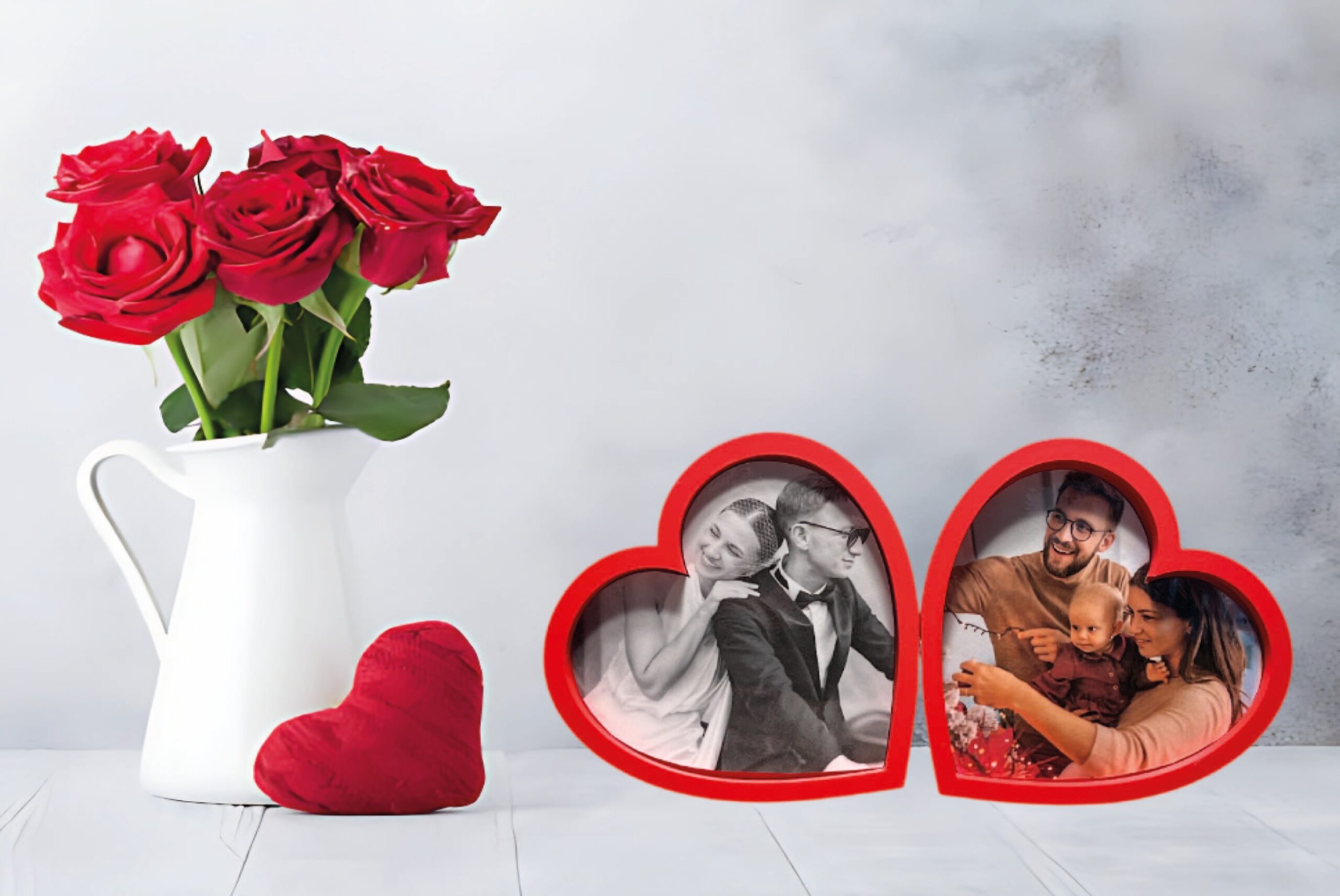 PERSONALIZIRANI MAGNETNI OKVIRI ZA SLIKE U OBLIKU SRCA - Slika 2