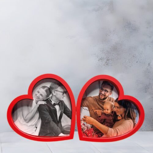 PERSONALIZIRANI MAGNETNI OKVIRI ZA SLIKE U OBLIKU SRCA