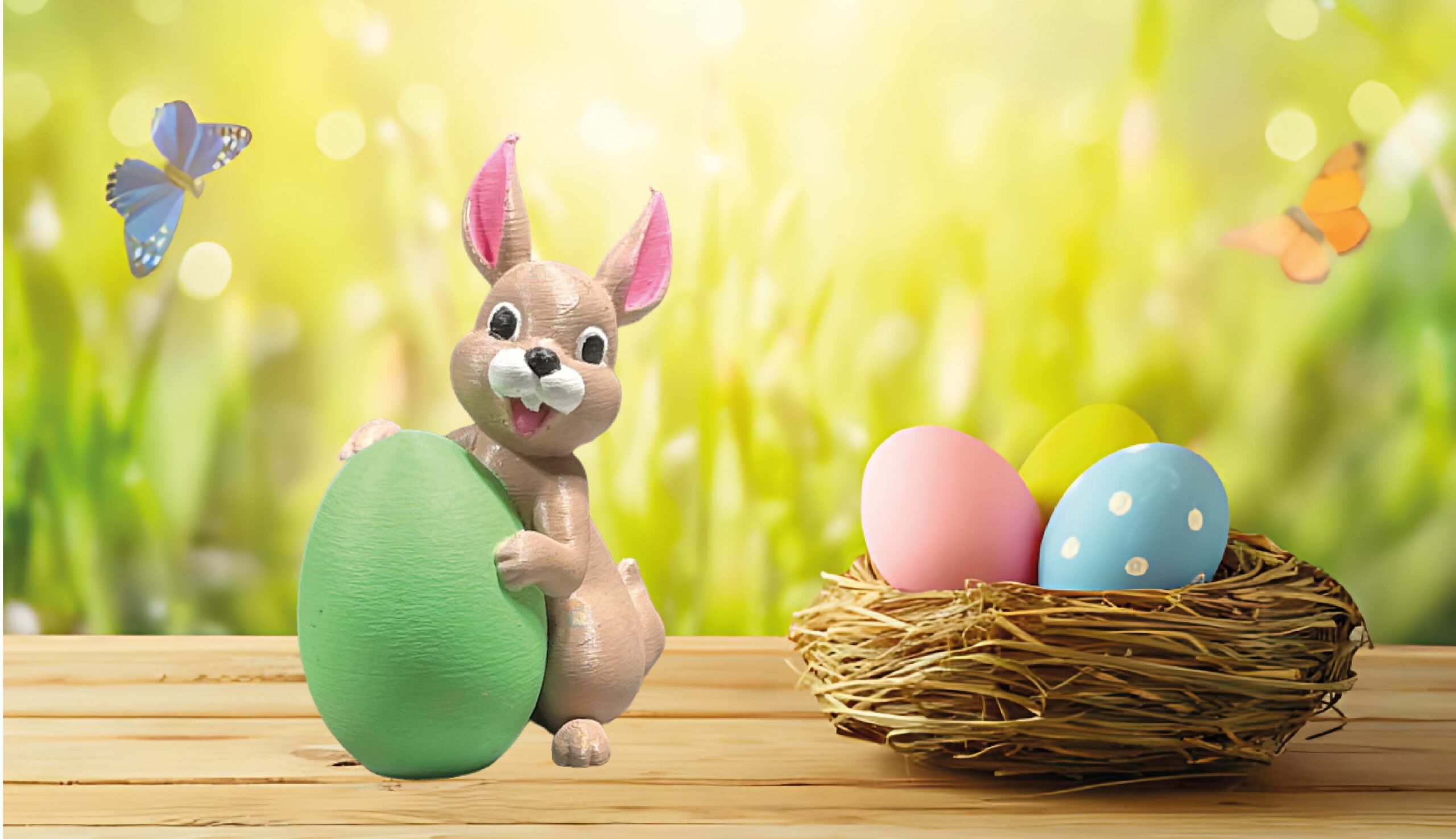 USKRSNA DEKORACIJA ZEČIĆ SA JAJOM - Slika 7