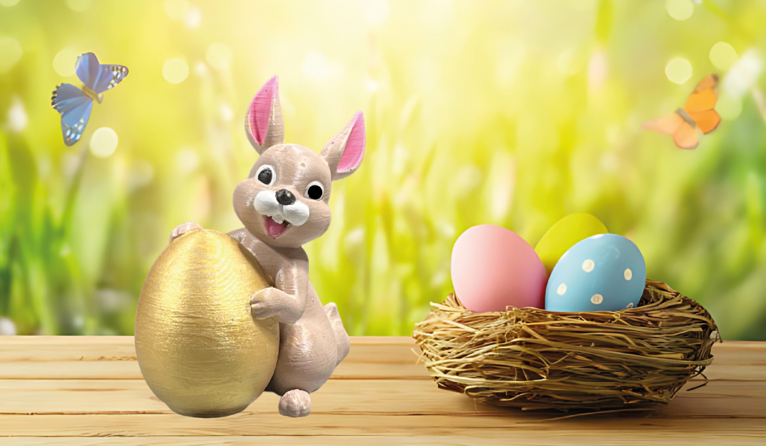 USKRSNA DEKORACIJA ZEČIĆ SA JAJOM - Slika 9