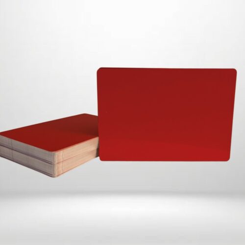 PERSONALIZIRANA GRAVURA NA ALUMINIJSKE VIZITKE – CRVENE
