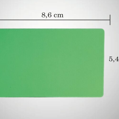 PERSONALIZIRANA GRAVURA NA ALUMINIJSKE VIZITKE – ZELENA