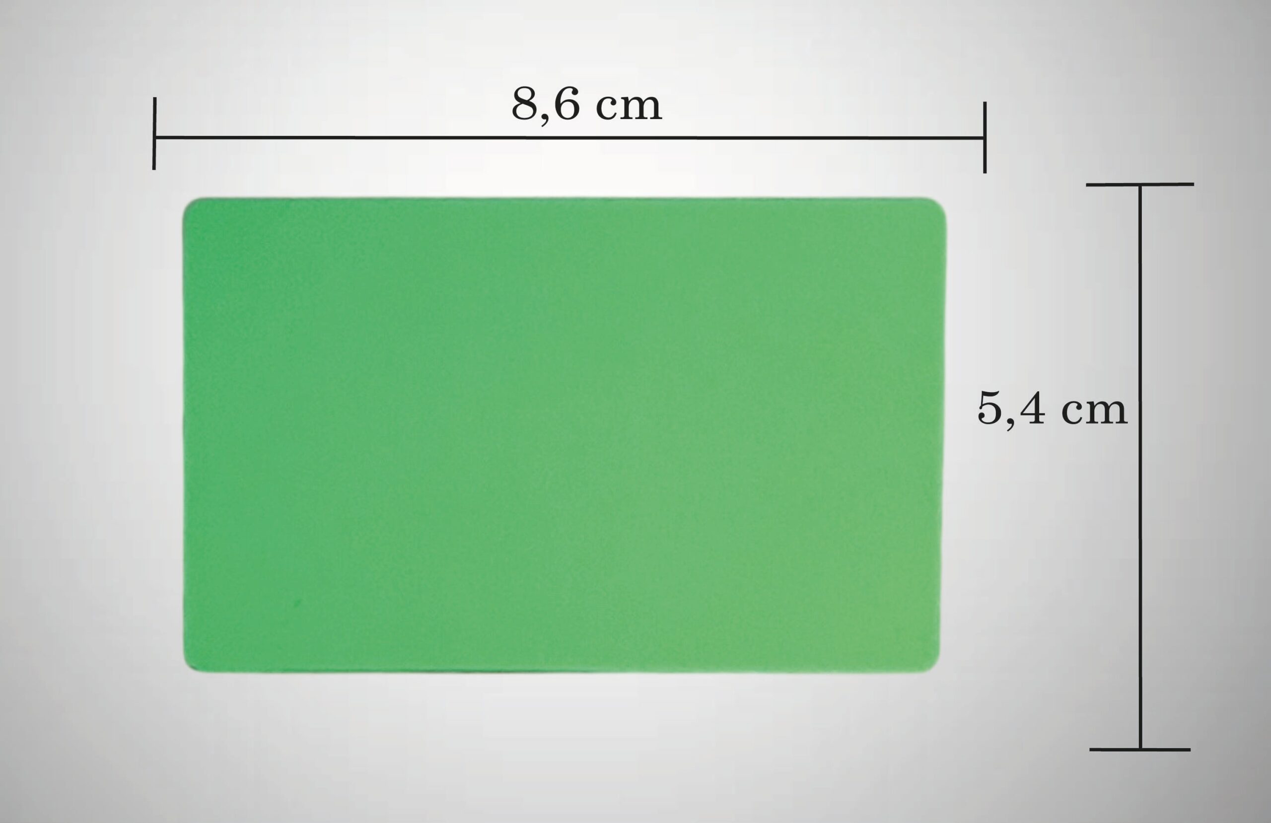PERSONALIZIRANA GRAVURA NA ALUMINIJSKE VIZITKE - ZELENA - Slika 2