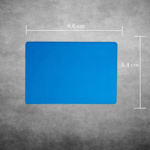 PERSONALIZIRANA GRAVURA NA ALUMINIJSKE VIZITKE – PLAVA