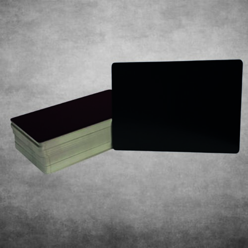 PERSONALIZIRANA GRAVURA NA ALUMINIJSKE VIZITKE – CRNA