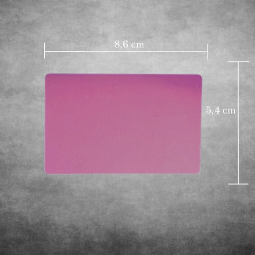 PERSONALIZIRANA GRAVURA NA ALUMINIJSKE VIZITKE – ROZA