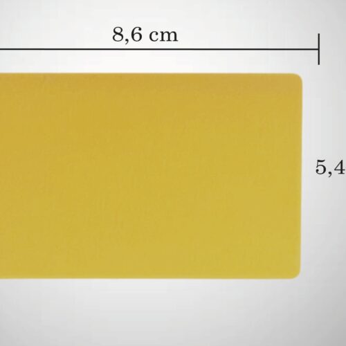 PERSONALIZIRANA GRAVURA NA ALUMINIJSKE VIZITKE – ZLATNA #1