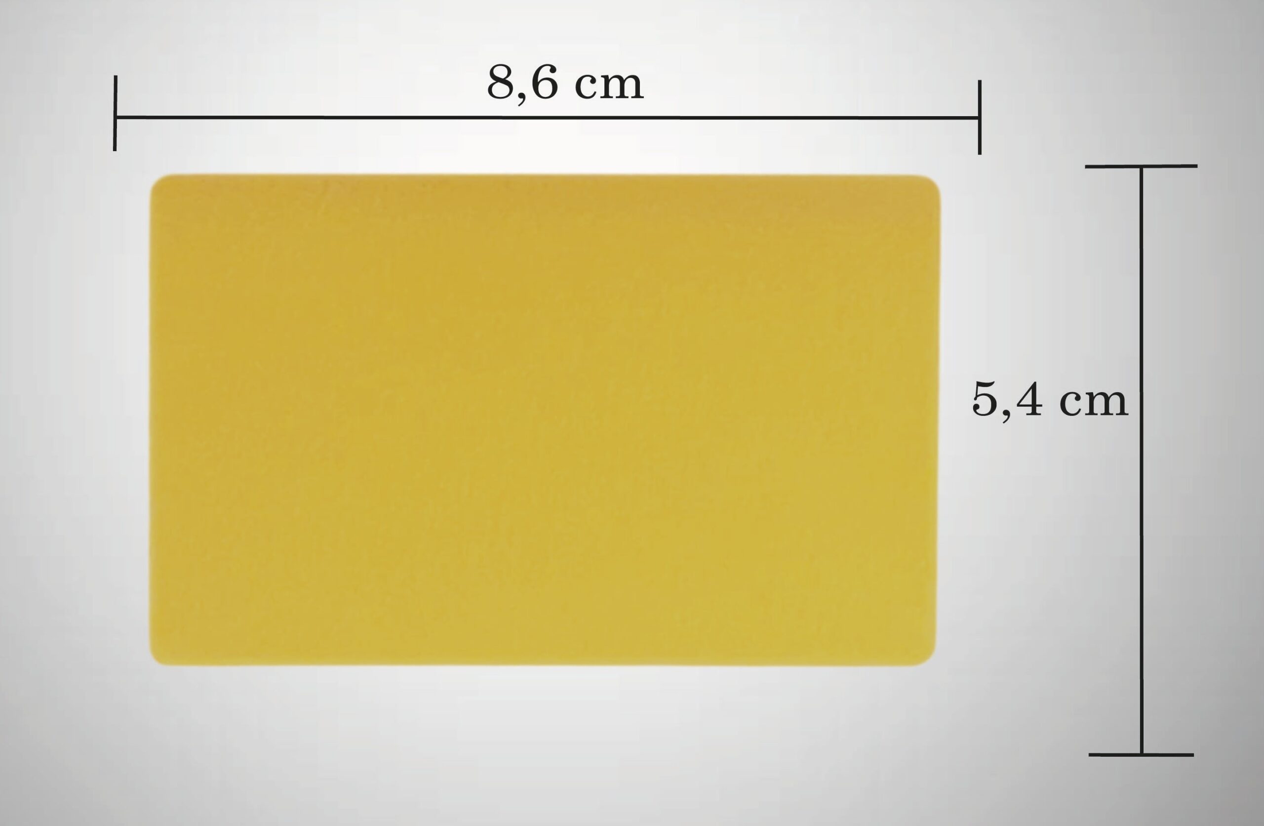 PERSONALIZIRANA GRAVURA NA ALUMINIJSKE VIZITKE - ZLATNA #1 - Slika 2