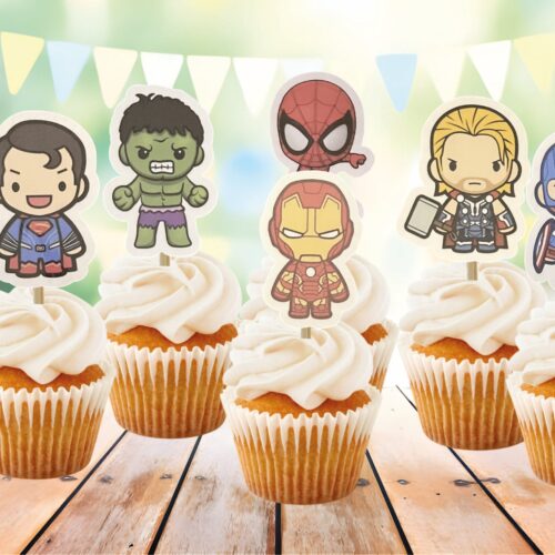 TOPERI ZA MUFFINE K MARVEL HEROJI