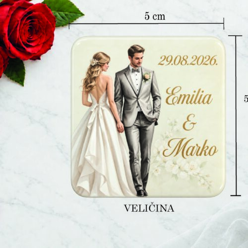 MAGNETIĆI KAO ZAHVALNICE ZA VJENČANJE #4