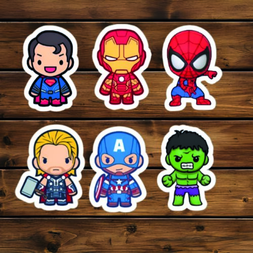 TOPERI ZA MUFFINE K MARVEL HEROJI
