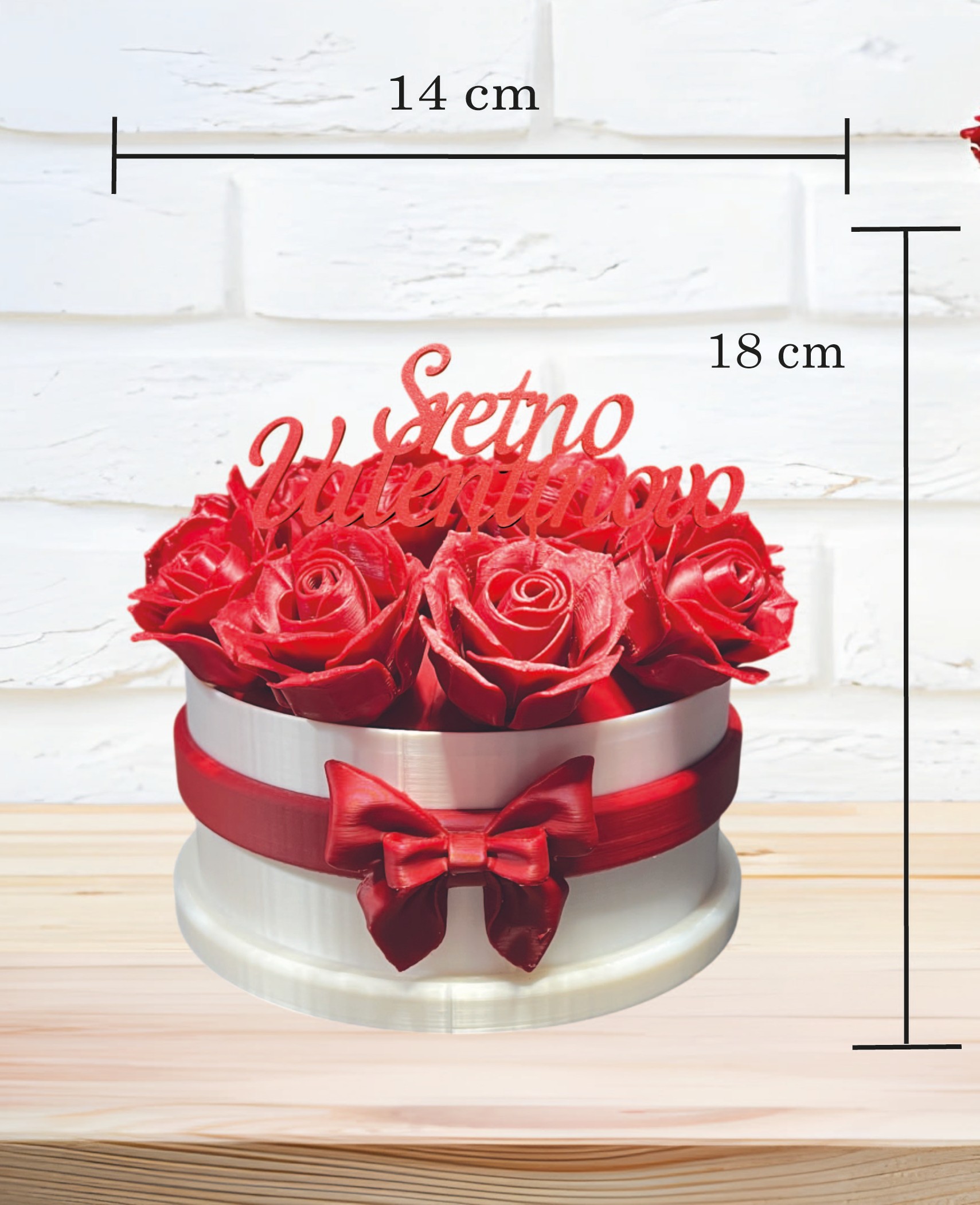 FOREVER ROSEBOX SA NATPISOM PO ŽELJI - Slika 2